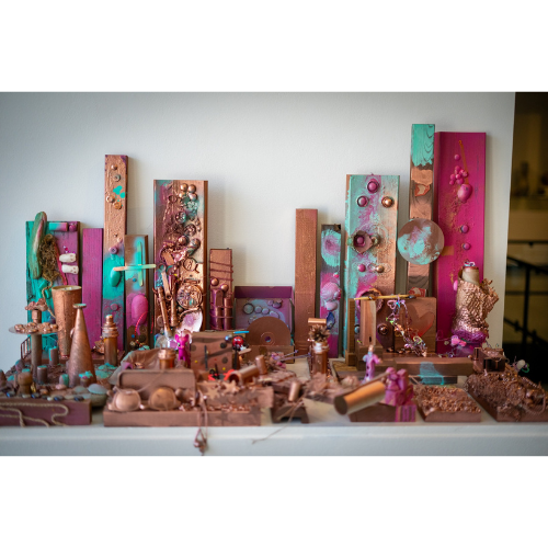 Photo of Brush the Block Community Public Art Project, Imagine That!