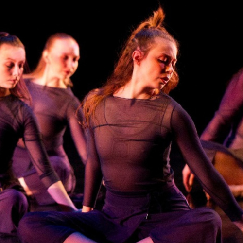 Group of dancers on stage