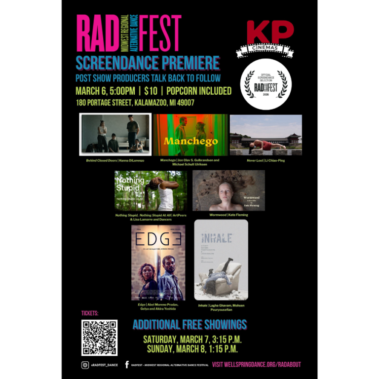 Photo of RADFest Dance Film Series Premiere
